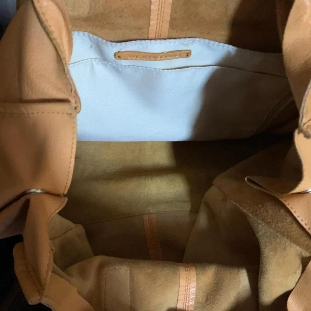 Leather Yellow/Gold Handbag by Lucky Brand with plenty of room for accessories.‎ - Picture 3 of 4